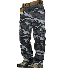 Herren-Cargohosen, lockere Passform, gerades Bein, 2er-Pack