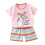 Ensemble d'été imprimé à manches courtes pour tout-petits (3M-6T) 1