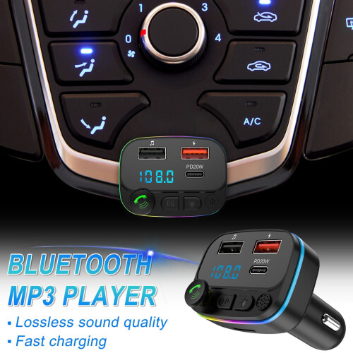 DGOO 蓝牙5.0车载FM发射器 MP3播放器 1