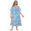 Camicia da notte lunga da donna taglie forti, a maniche corte e scollo quadrato 1