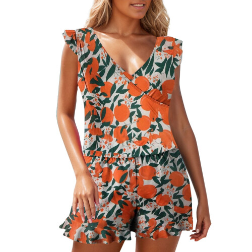 Maiô feminino plus size de uma peça com sutiã embutido e