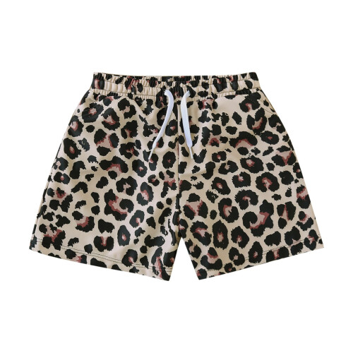 Boys' swim trunks with dinosaur print, quick-dry, size 2-12 1