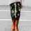 Leggings femininas florais em poliéster e elastano, até o tornozelo. 1