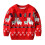 Pull de Noël en tricot avec un élan pour enfants de 2 à 7 ans 1