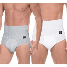 Slips pour homme en coton stretch taille haute, lot de 2, taille 2XL