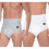 Herren-Stretch-Slips aus Baumwolle mit hohem Bund, 2er-Pack, Größe 2XL 1