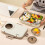 LOOPSUN Stainless Steel Bento Box 1400ml 4-Compartment 3