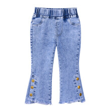 Mädchen-Jeans mit elastischem Bund, 4-5 Jahre
