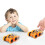 Double-Side Stunt Graffiti Car Toy with Rubber Tires and 5