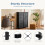 Fabric Dresser with 10 Drawers Grey 6
