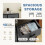 Fabric Dresser with 10 Drawers Grey 5