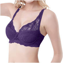 Plus Size Kanten Full Cup Naadloze Push-Up BH