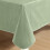 Toalha de mesa retangular de vinil verde sálvia para sala de jantar, 152 x 213 cm (60 x 84 polegadas). 8