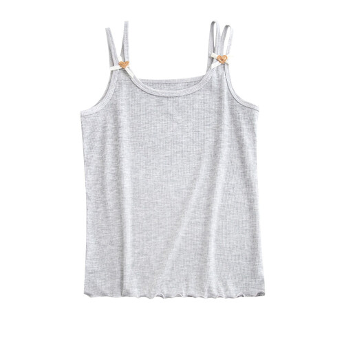 Débardeur gris pour petites filles, taille 5 ans