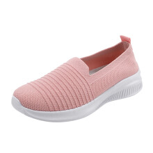 Damsneakers i mesh, rosa, storlek 8.5