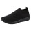 Damen-Laufschuhe mit Mesh-Sohle, schwarz, Größe 5,5 1