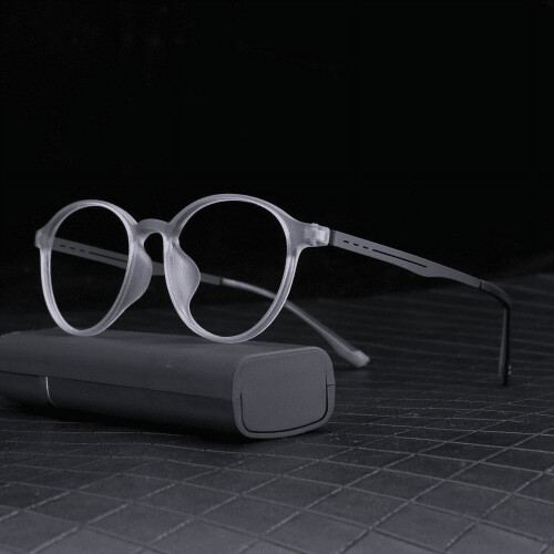 MAINYU TR90 Runde photochrome Lesebrille 1,0–3,5