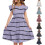 Robe d'été décontractée à manches à volants pour filles (5-14 ans) 1