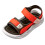 Sandales pour garçon, ajustables, légères, rouges, pointure 9 1