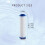 Ion Drops duschmunstyckesfilter med PP-bomullspatron Turbo 2
