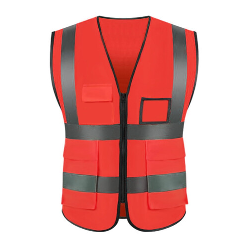 Reflective Safety Vest Light Blue Breathable 2