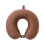 U-shaped memory foam travel pillow with cooling ice silk 2