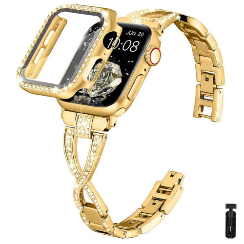 Apple Watch Series8/7/SE41mm armbånd i rustfrit stål