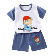 Ensemble d'été imprimé à manches courtes pour tout-petits (3M-6T)