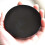 Black Obsidian Scrying Mirror Round Stone Plate with Shelf 6
