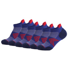 Herren-Sneakersocken, rutschfest, feuchtigkeitsableitend, 6er-Pack