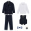Marinblått casualset för pojkar, 5-6 år 1