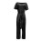 Svart off-shoulder jumpsuit för dam 5