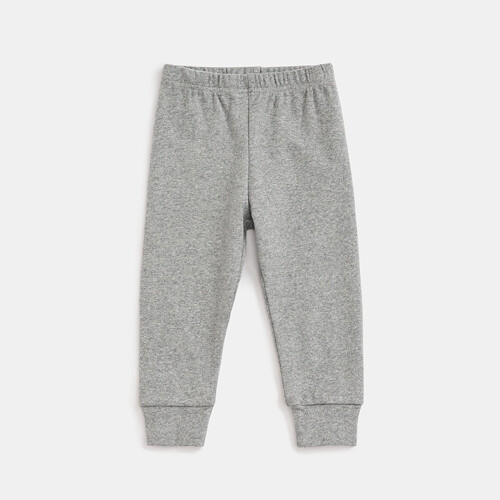 Myke fritidsleggings til jenter, lys grå, 4-5 år 1