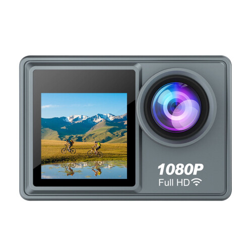 Wireless Action Cam Color Screen 140 HD Wide-Angle 1080P 1