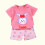 Ensemble d'été imprimé à manches courtes pour tout-petits (3M-6T) 4