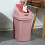 MOQIN bathroom trash can with lid 5.5-gallon slim plastic 1