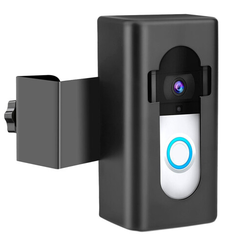 Anti-theft doorbell mount no-drill bracket 2