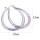 Rygai 925 Sterling Silver U-Shape Hoop Dangle Earrings 5