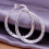 Rygai 925 Sterling Silver U-Shape Hoop Dangle Earrings 4