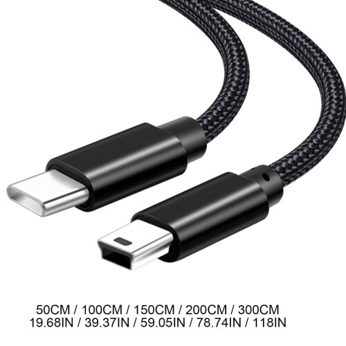 Καλώδιο σύνδεσης XISAOK Universal Type-C σε Mini USB, καλώδιο γρήγορης φόρτισης, γραμμή 2