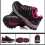 Women's Waterproof Hiking Sneakers Black Size 7 5