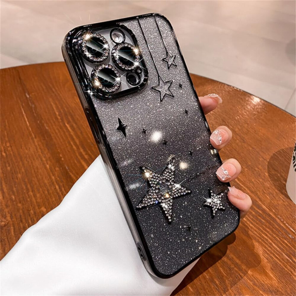 Rhinestone Star Glitter Phone Case For Iphone 14 15 13 12 9087558700485