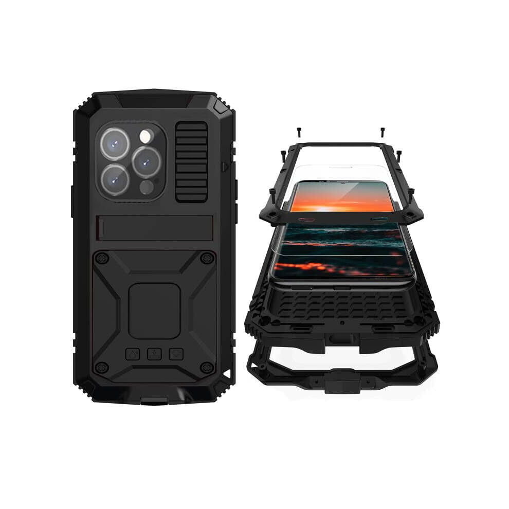 Metal Iphone 15 Pro Max Case Aluminum Rugged Armor With 9087558695972