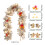 Artificial Maple Leaf Garland Rattan Hanging 6ft 3