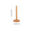 Paper Towel Holder Beech Wood Vertical Stand 2