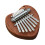 Thumb Harp Wood Crystal Heart 8-Note Mini 2