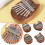 Thumb Harp Wood Crystal Heart 8-Note Mini 7