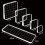 Acrylic Stamp Blocks with Grid Lines 6 Pieces 2