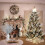 Artificial Glitter Berry Stem Ornaments Silver 10 Pack 6