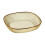 Square Fruit Salad Plates Set Clear 4-Piece 2
